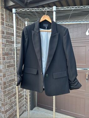Women’s 1. State Black Single-Button Tailored Blazer